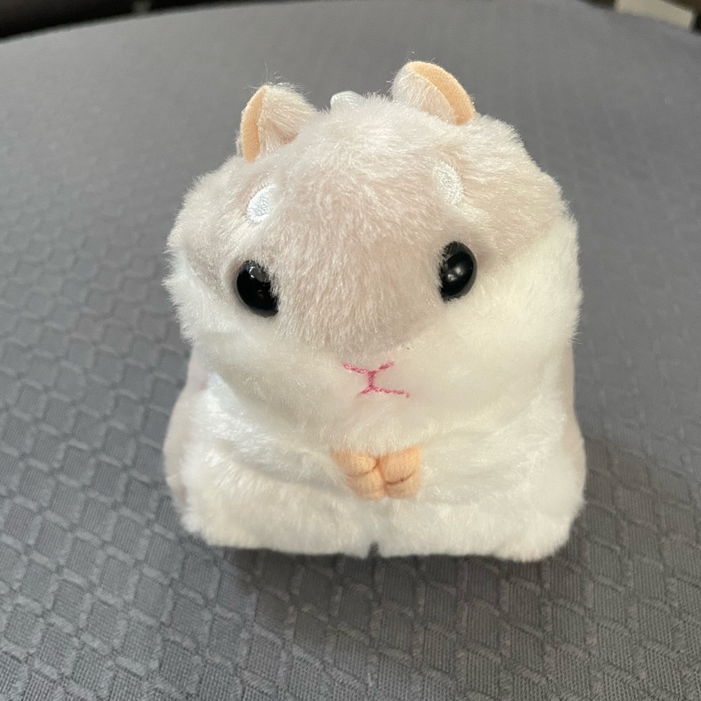 Cute Hamster Plush Keychain